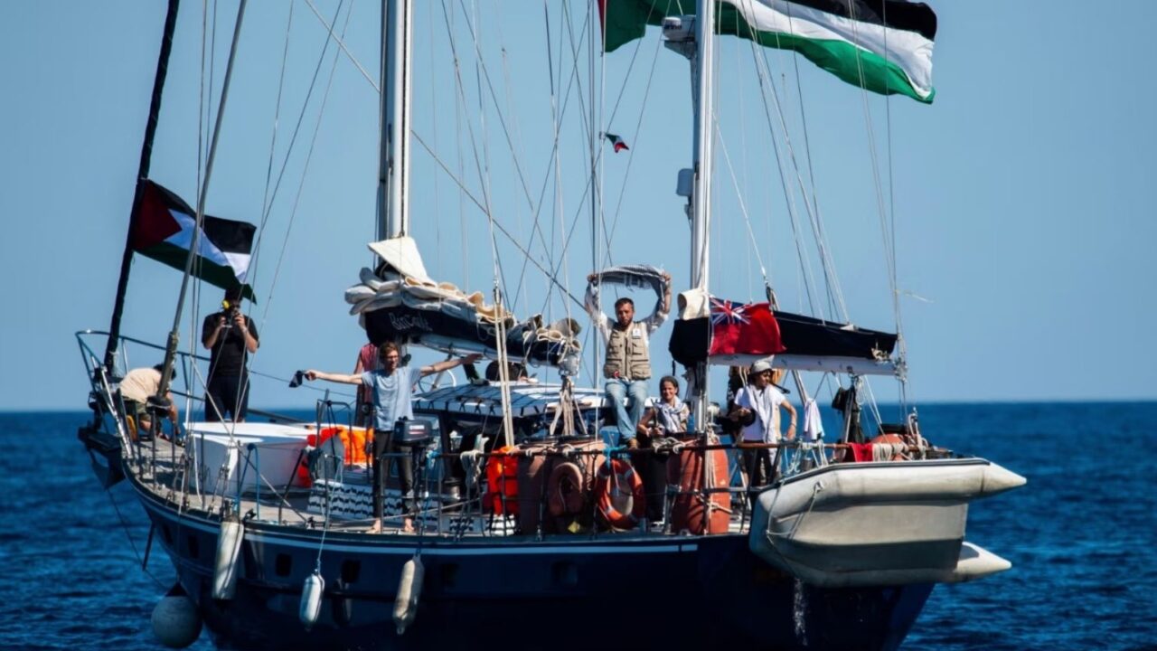 Vessel Madleen from the Freedom Flotilla Coalition heading to Gaza