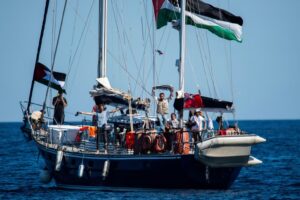 Vessel Madleen from the Freedom Flotilla Coalition heading to Gaza