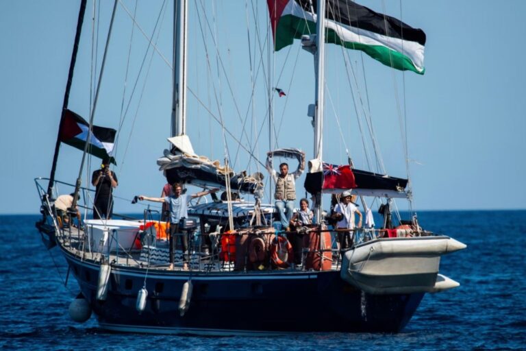 Vessel Madleen from the Freedom Flotilla Coalition heading to Gaza